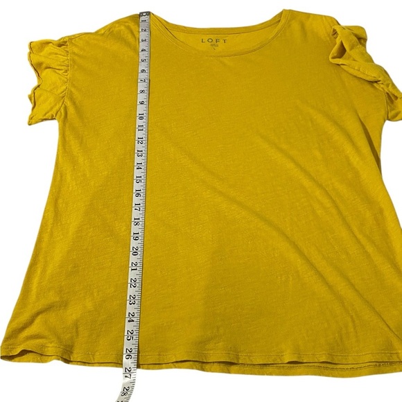 LOFT Women's Ruffle Sleeve Blouse - Picture 10 of 12